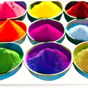 Colorful Powders in Jars