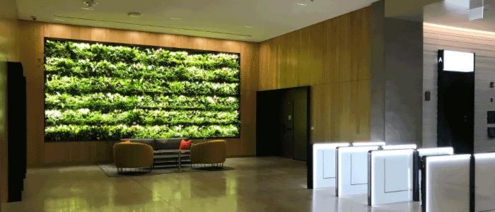 green living wall sheet metal fab