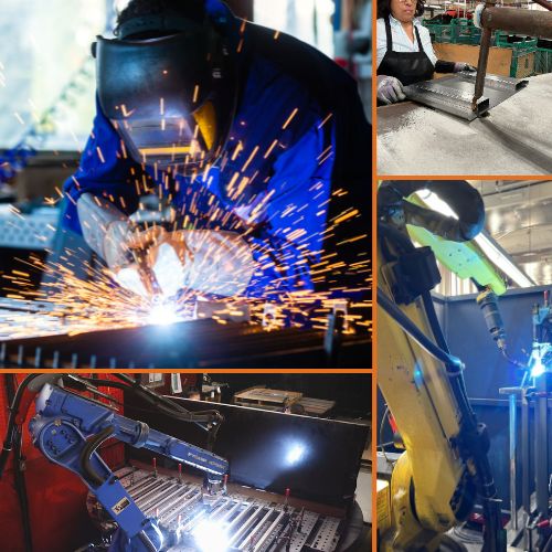 Examples of welding services including robotic welding