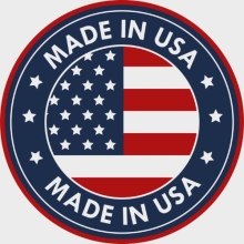 Made in the USA Button
